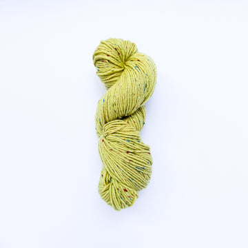 Buy lemon-lime Donegal Tweed DK
