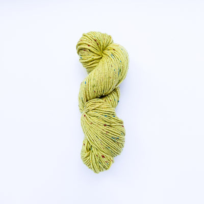 Buy lemon-lime Donegal Tweed DK