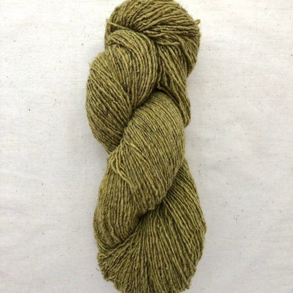 Meadow Rustic Sport yarn Flora Adora Fibers Goldenrod 