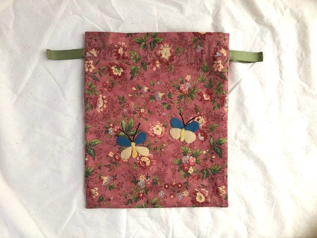 Buy pink-with-butterflies-small-no-pocket Project Bags
